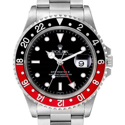 rolex gmt master 2 coke bezel|red and black rolex.